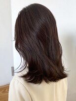 アイティーバイアルバム 北千住店(IT by ALBUM)&nbsp;ダークブラウン_斜めバンググレージュカラー_ba408312