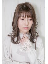 ティアラ 桜木町(TIARA) 大人可愛い無造作ミディー　シースルーバング20代30代40代