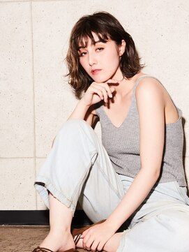 ブレンアネックスバイドット(BLEN ANNEX by.dot) 前髪/マチルダボブ/ピンクベージュ/インナーグレージュ[町田駅]