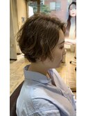 スパイラルパーマ/無造作ショート/20代30代ツイストスパイラル