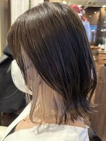 エニィ 池袋西口(Any)&nbsp;黒髪/グレーベージュ/レイヤーロング/前髪パーマ/