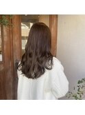 透明感ベージュカラー