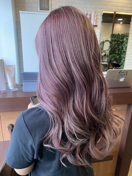 ウル 岡山駅店(ULu.) 春カラー♪ピンクがオススメです髪質改善ハイトーン岡山倉敷明石