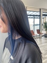 サロンド ベレーザ トータ(salao de beleza tota)&nbsp;インナーカラー＊マリンブルー