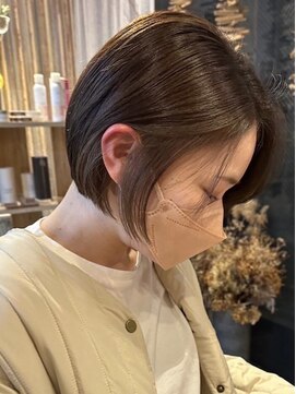 ノア 北浦和店(Noa) 大人かわいい/ボブ/ミルクティーベージュ/グレー/カット+カラー
