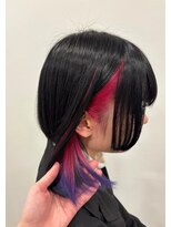 エムタニグチイプセ(M.TANIGUCHI ipse) インナーチェリーピンク×ブルーパープル