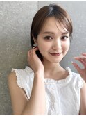 ウェーブミディアム似合わせカットメルティカラーボブ/大宮