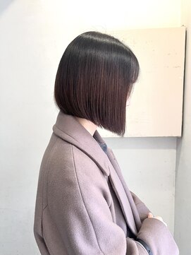 ネオリーブアイム 横浜西口店(Neolive aim) 切りっぱなしボブ ぱつっとボブ