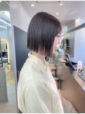 ミニウルフレイヤーカット顔周りカット前髪カット韓国ボブ/横浜