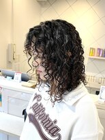 アンジュベイナハ (Ange Bay NAHA) ボブ×スパイラルパーマ