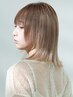 オリジナル白髪ぼかしで脱白髪染め！カット＋全体ハイライト＋カラー￥16720
