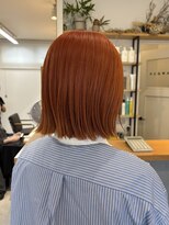 ルクワ(RUQWA)&nbsp;ボブ×オレンジカラー