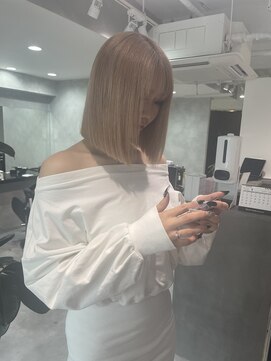 ミリム 栄矢場町店(MIRiM) 【栄矢場町】ハイトーンボブ