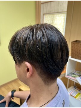 さくらの カットカラー+白髪ぼかし