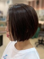 アッシュ 荻窪店(Ash)&nbsp;大人ショートボブ【荻窪／ショート／パーマ/白髪ぼかし】