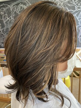 ルノ(Luno) ハイライト・バレイヤージュ・インナーカラー