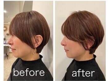 ヘアメイク クリア 本店(hair+make CLEAR)の写真/小顔補正立体カット認定サロン★お顔の印象をUPするあなただけの「似合う」をとことん追求*