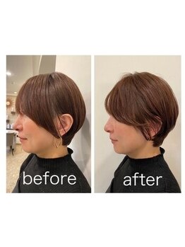 小顔補正立体カット認定サロン★お顔の印象をUPするあなただけの「似合う」をとことん追求*