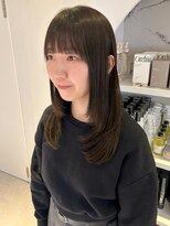 アム(amu)&nbsp;髪質改善酸性ストレート/レイヤーカット/巻けるストレート