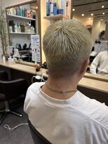 アンサ 長岡天神店(ANSA) 坊主フェード×ハイトーン。究極のストリートへ。