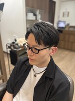 ケースタイルヘアスタジオ  虎ノ門店(K-STYLE HAIR STUDIO)&nbsp;膨らみを抑える、究極のツーブロックショート<理容室>アイロン