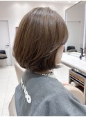 大人可愛いボブレイヤーボブまとまりのあるボブ時短ヘア◆