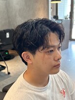ザ クラン バイ ヘッドライト 仙台長町店(THE CLAN by HEADLIGHT) 【強過ぎないお洒落パーマ】メンズシャドウパーマ