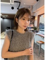 アイダブリューティー ヘア デザイン(IWT hair design)&nbsp;レイヤーボブ顔まわり　20代30代40代　天神大名赤坂