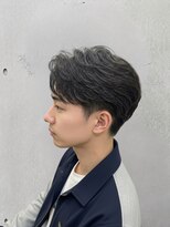 アッシュ 国立店(Ash)&nbsp;センターパート×フェザーパーマ　国立