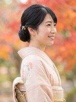 と和 巣鴨&nbsp;七五三/お宮参り/訪問着に♪上品和装シニヨンヘアセット