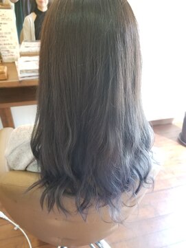 ヘアーショップ あると(Hair Shop) グレージュ→ブルージュ グラデーションカラー