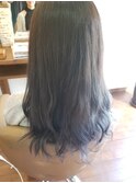 グレージュ→ブルージュ グラデーションカラー