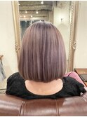 【arts町田】ラベンダー/アッシュ/ボブ/韓国
