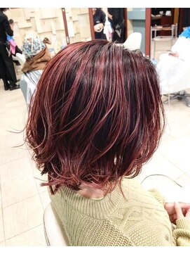 カシスピンクメッシュで華やかに L マニスオブヘアー ロージ店 Manisofhair のヘアカタログ ホットペッパービューティー カシスピンクメッシュで華やかに L マニスオブヘアー ロージ店 Manisofhair のヘアカタログ ホットペッパービューティー