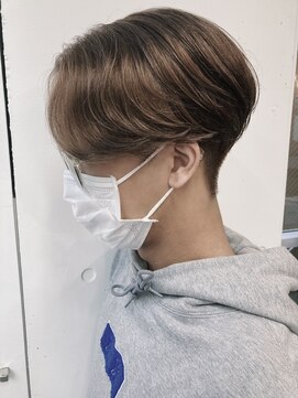 バイフィフス 原宿/表参道(by fifth) センターパート/サイドパート/ミルクティーベージュ