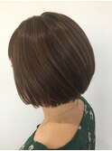 ピンクブラウンボブ