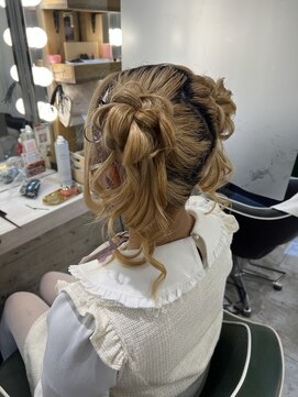 ヘアメイク エンカレッジ(HAIR MAKE encourage) お団子ツイン