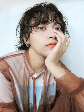 アルバム 渋谷パルコ(ALBUM) ★ニュアンスショート_ショコラアッシュふんわりカール_59276☆