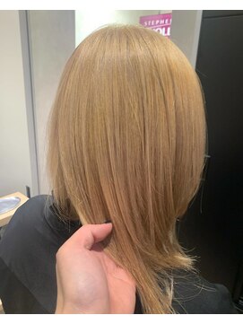 ビアンコ カーロ 二子新地店(Bianco caro) ケアブリーチ×ブロンドカラー◎30代40代