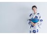 浴衣で行こう！　浴衣ヘアセット＋着付　￥5000