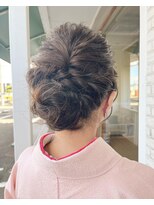 バルヘアーワン 今宿店(Bal hair 1) ミディアムツイストアレンジ