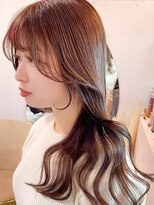 ルームバイシー 新宿(Loom. by Sea)&nbsp;韓国風前髪×レイヤーカット【髪質改善/新宿/レイヤーカット】