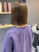 ラミエバイメルト 下北沢(lamie by melt)&nbsp;花田/似合わせカット/イメチェン/フルバング/グレージュ/ボブ