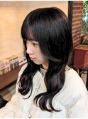 #プルシール#黒髪ロング#地毛風カラー#エクステ#モテ髪