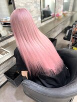 オズ 梅田店(OZ)&nbsp;ホワイトピンク/国内最高級バージンレミーエクステ60枚