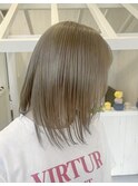 ホワイトグレージュカラー【安佐南区】