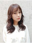 コテ巻き風パーマ/ゆるふわパーマ/韓国風パーマ/デジタルパーマ