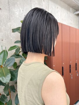 ノエ(noe) 切りっぱなしボブ×縮毛矯正R59