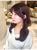 顔周りレイヤーカット/韓国ヘア/髪質改善/韓国ヘア