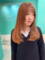 ユー イケブクロ(u Ikebukuro) フェイスレイヤー/ピンクベージュ/ピンクブラウン/前髪カット